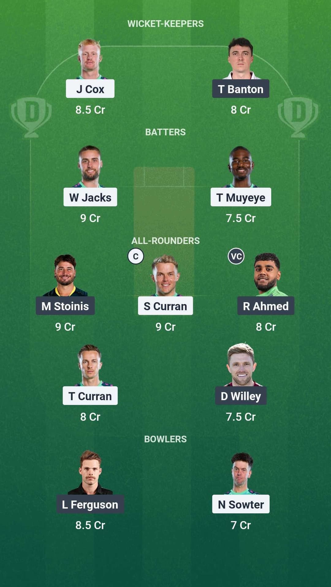OVI vs TRT Dream11